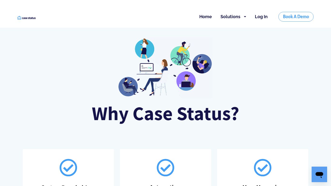 Case Status | Mobile Client Portal for Law Firms